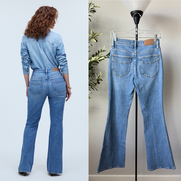 Madewell Flea Market Flare Jeans Amaretto Wash 25 - Picture 4 of 8